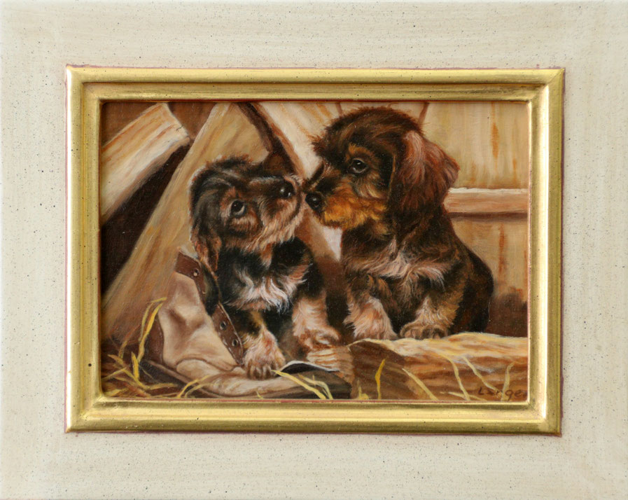 Dackel 18 x 13 cm