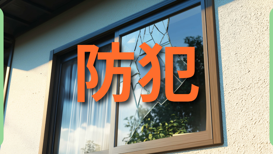 窓の施錠忘れによる住居侵入が多い状況です。