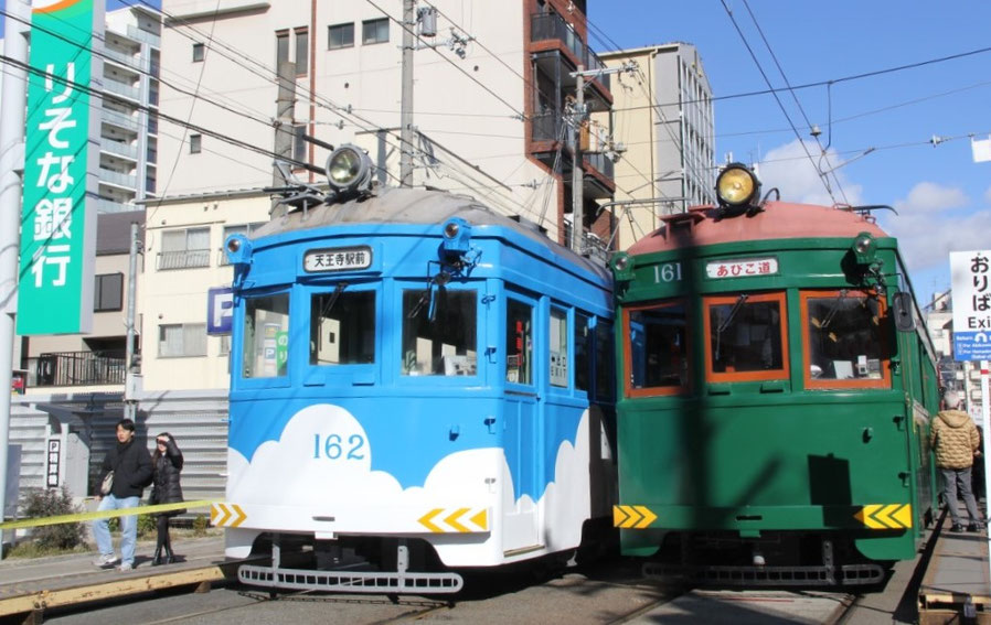 阪堺電車の正月はやはり161形
