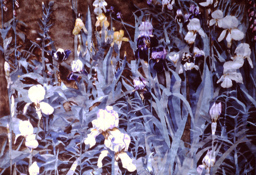 Mixed media with gouche and polychromes pencil (1989) 63 cm x 48 cm