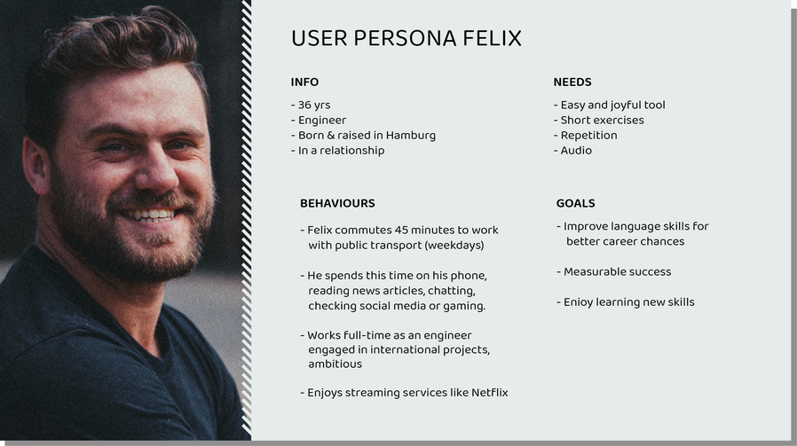 Vocapp User Persona Felix