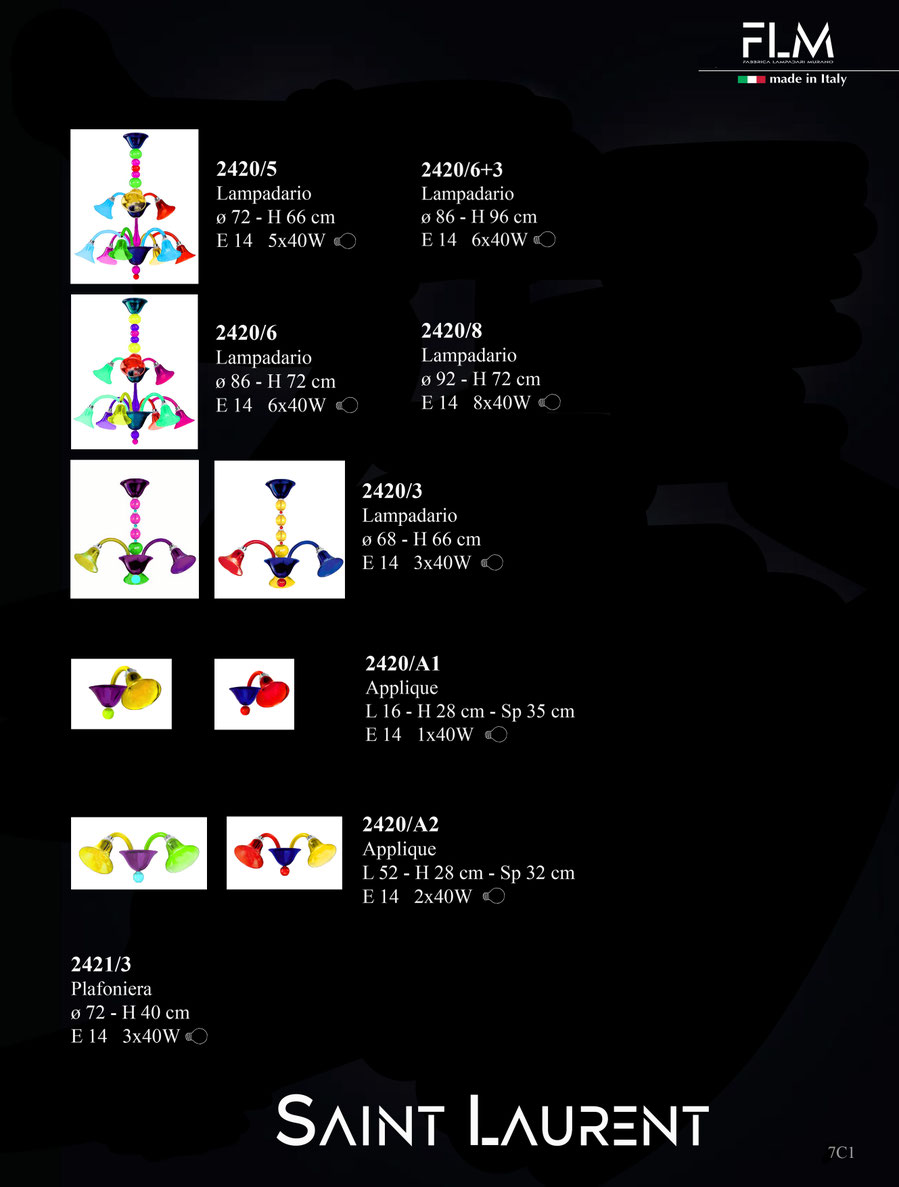 saint de Fabbrica Lampadari Murano