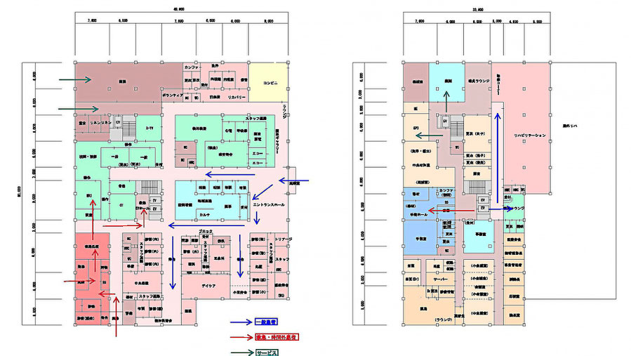 1階と2階の平面計画