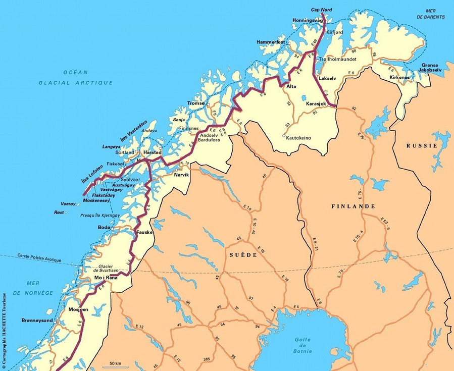 bigousteppes carte norvège routard