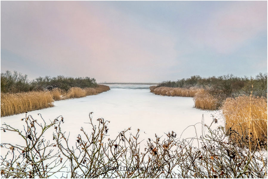 Winterpause im Speicherkoog