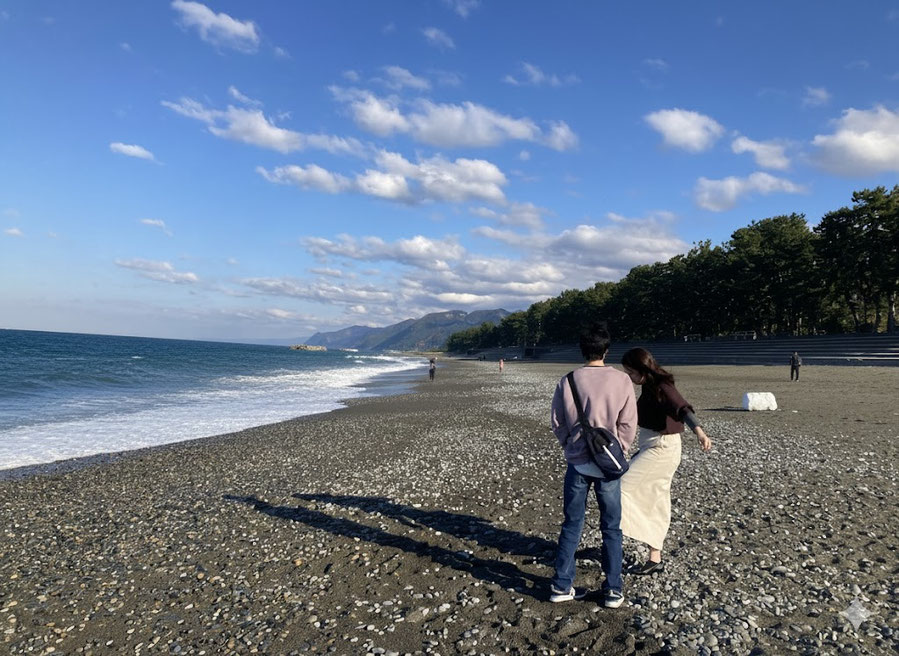 Toyama Bay on the Sea of Japan, known as a natural fish tank rich in seafood