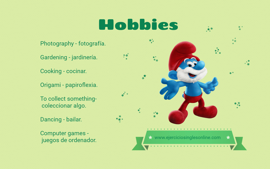 Hobbies em inglês