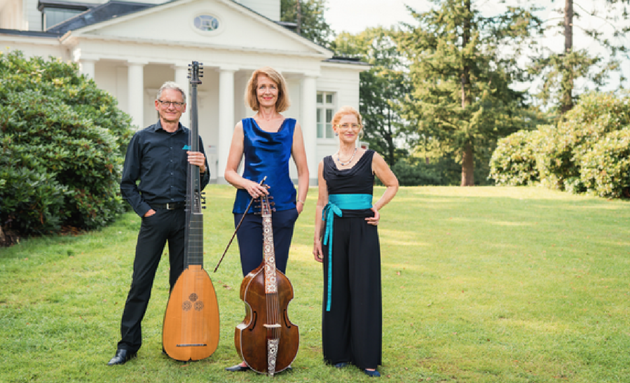 Ulrich Wedemeier - Theorbe, Barockgitarre, Simone Eckert - Pardessus- und Bass- Viola da gamba Anke Donnert - Cembalo
