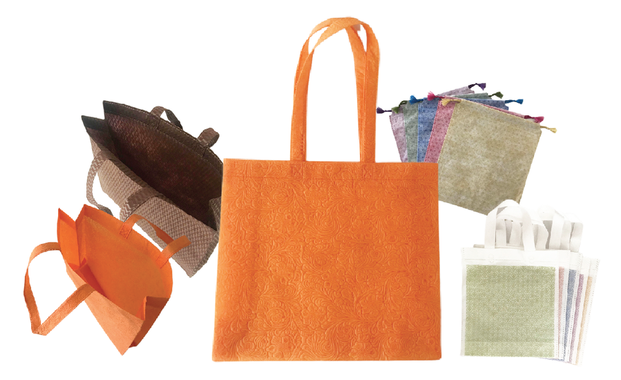 不織布やビニール素材のオリジナル袋製作は、日栄商事(東京・八王子)にお任せください！アメニティーグッズの製造販売、イベント、ノベルティ、備品の販売など、ご希望の用途によって様々な大きさや加工に対応いたします。