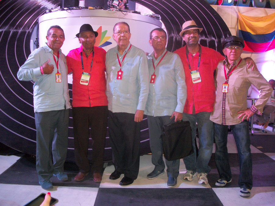 De izquierda a derecha: Joaquín Ramírez, Arnold Tejeda, Nelson Royero, Nelson Arias, Jaime Suárez y Rubén Montero.