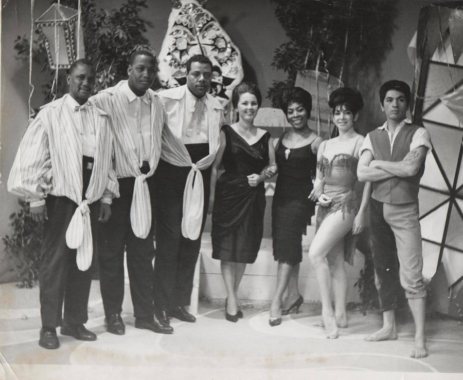 Set Ross, So Green, Clarence Martin, Anolan Diáz, Xiomara Alfaro y pareja de baile - 1963.