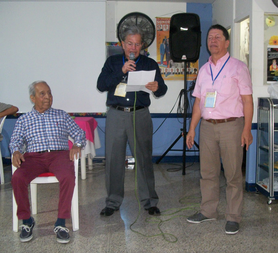 Guillermo González, Alberto Burgos y William Parra - Club Sonora Matancera - Medellín, 6 de agosto de 2015.