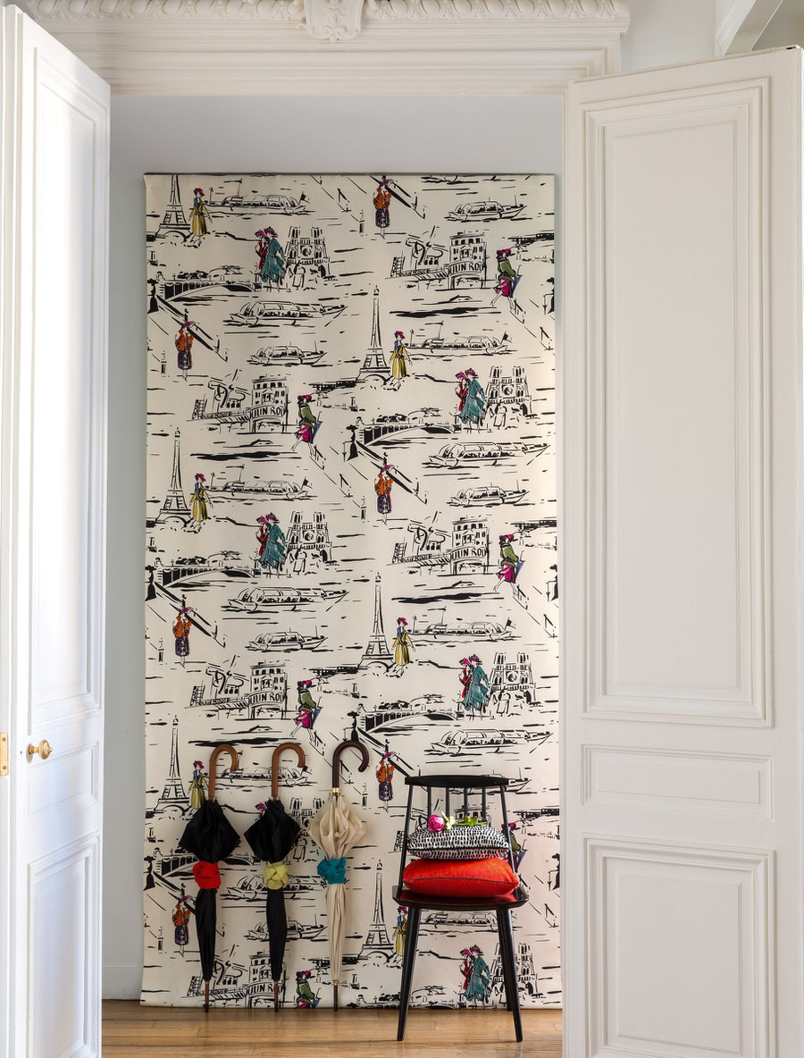 Carta da parati la parisienne canovas italian vintage sofa