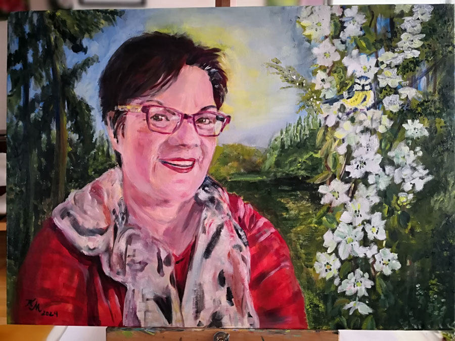 Heike Ölmalerei 50x70