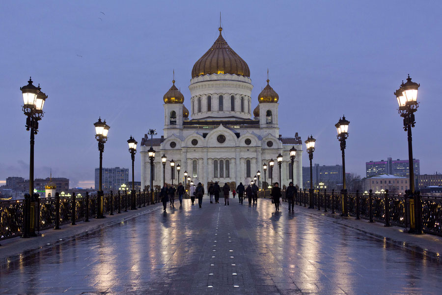 Die Kathedrale des Erlösers, Moskau, Russland