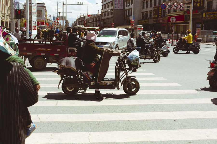 Everything goes, Lhasa, Tibet, China