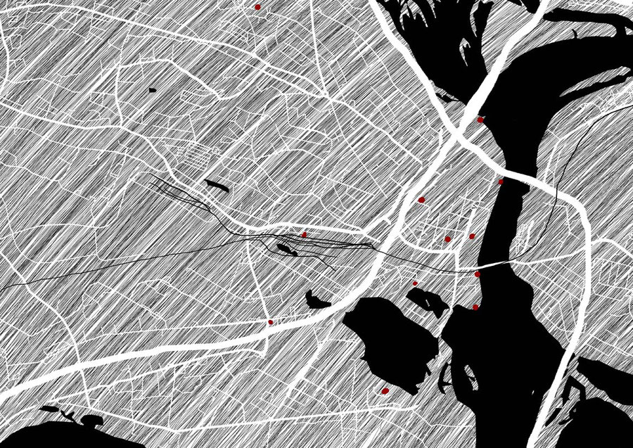 Rovaniemi city map