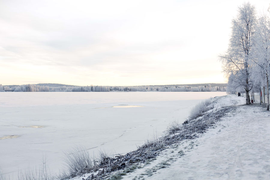 The white beauty that is a frozen river, Kemijoki, Rovaniemi, Finland