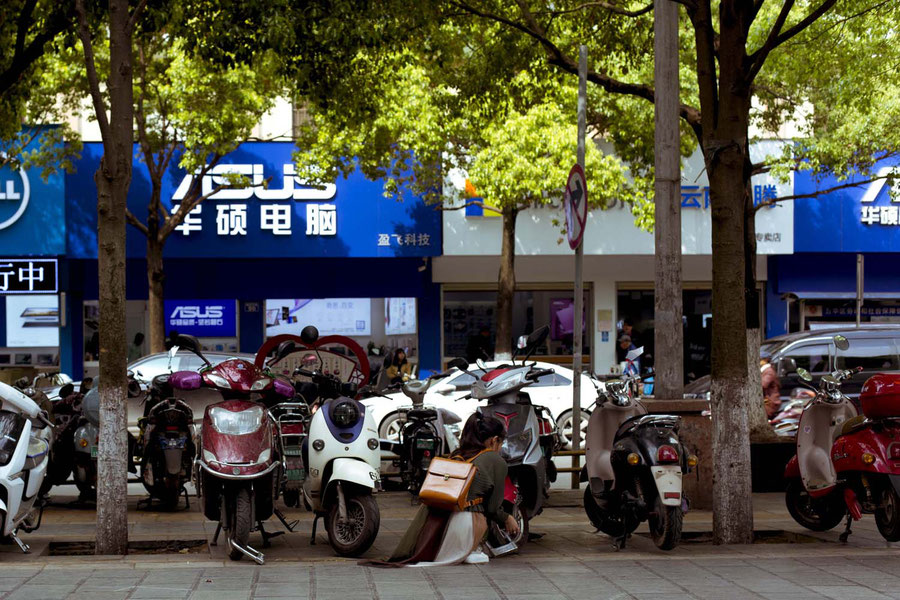 Mode of transport of choice, Kunming, China