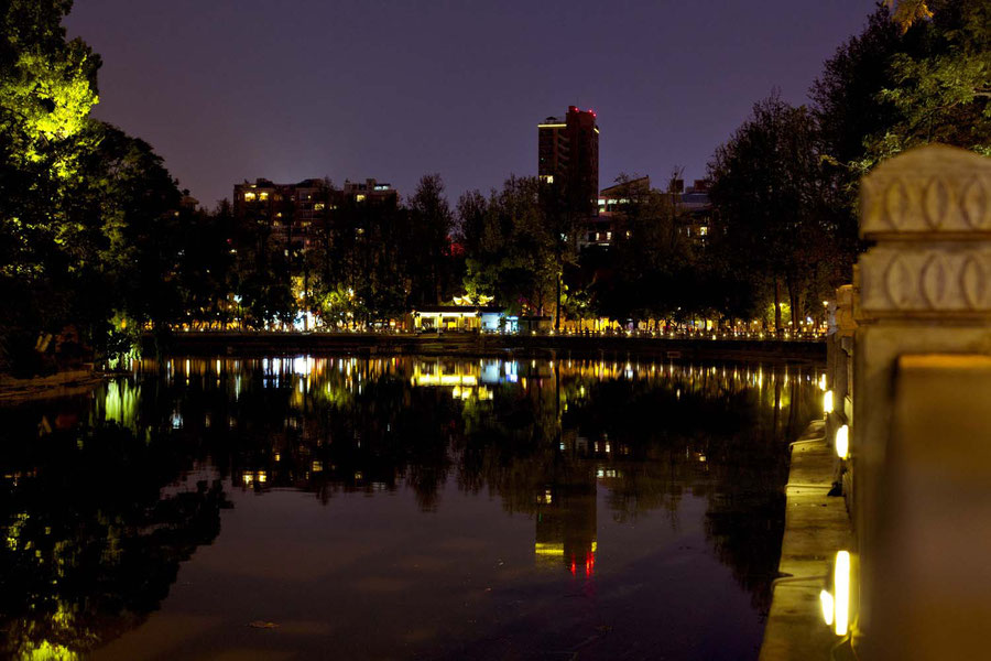 The dancing lights of city nights, Kunming, China