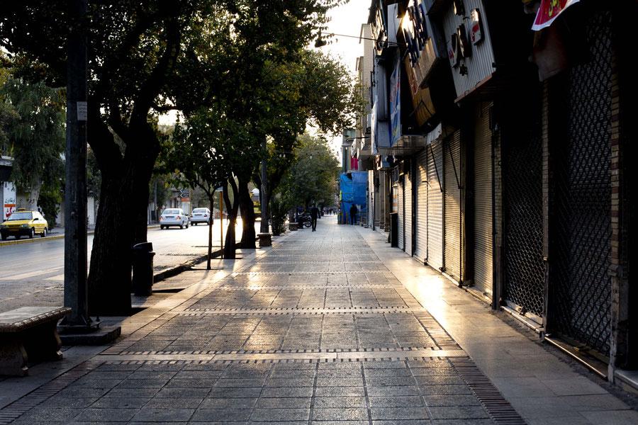 Morning stroll, Shiraz, Iran