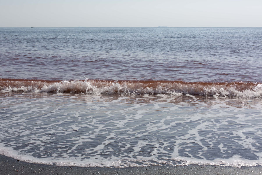 The pink sea, Hormuz, Iran