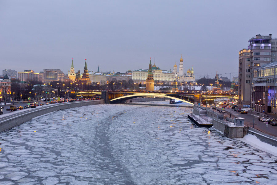 Moscow, Kremlin and city center, Russia