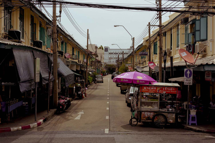 A street in the centre, Bangkok, Thailand