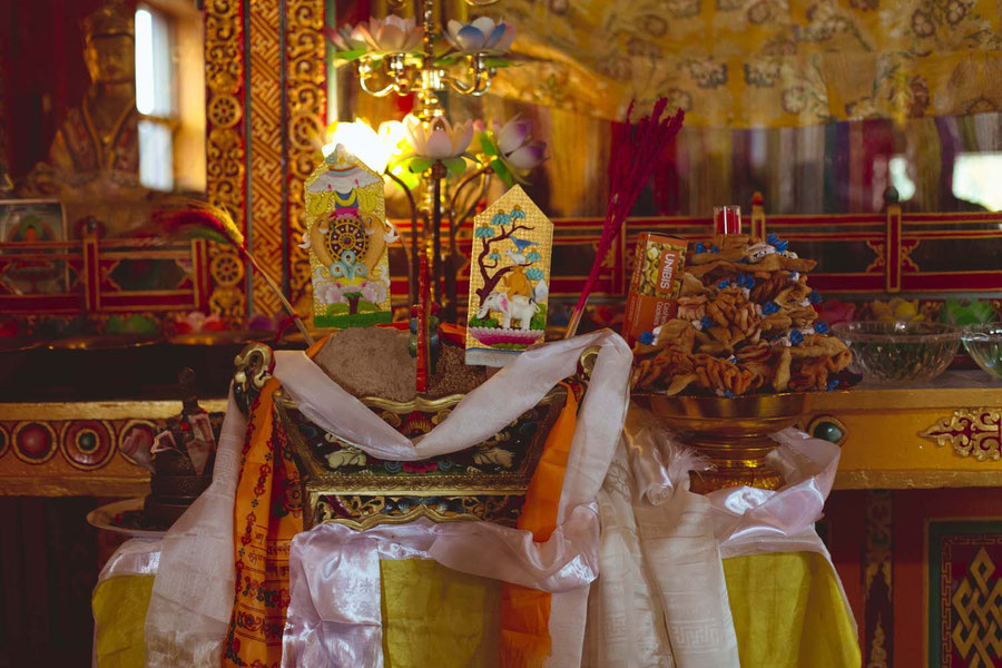 Offerings from the new year gompa, Kopan Monaestery, Nepal