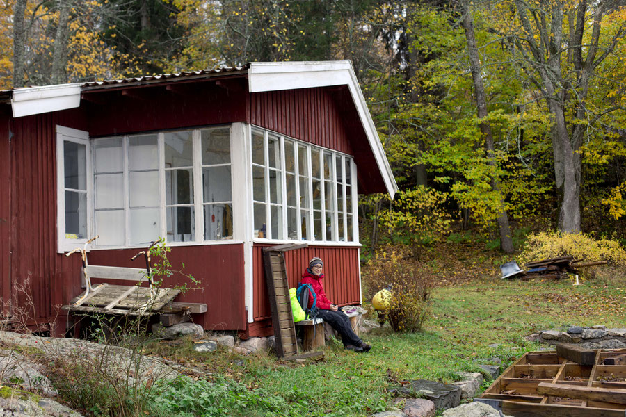 Pretty little summer house, winter garden bliss, Svartsö, Sweden