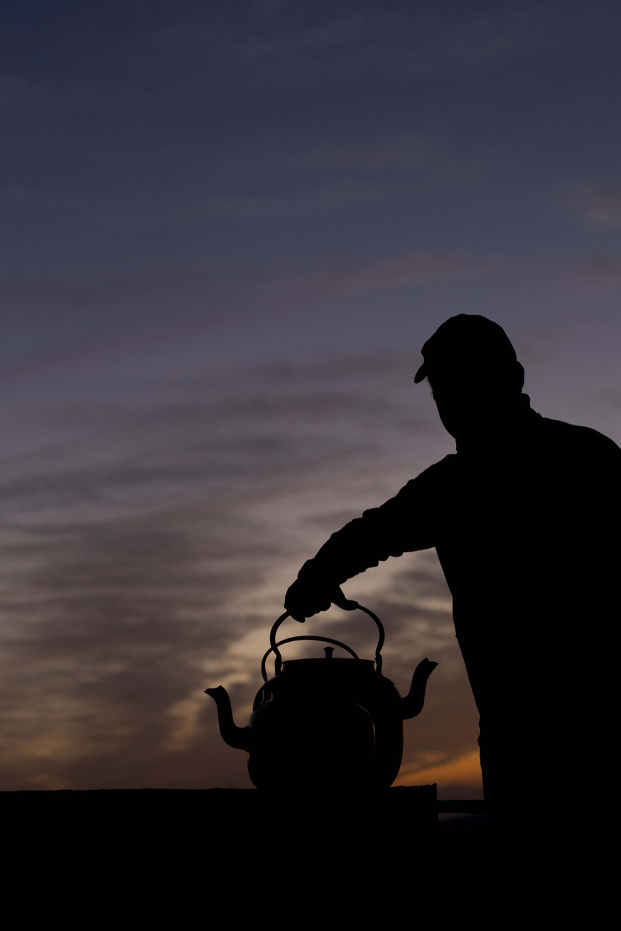 Sunset tea, Yazd, Iran