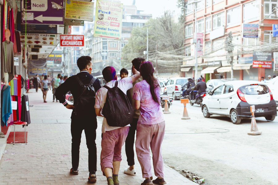 Turning from hunted, to hunter, Kathmandu, Nepal