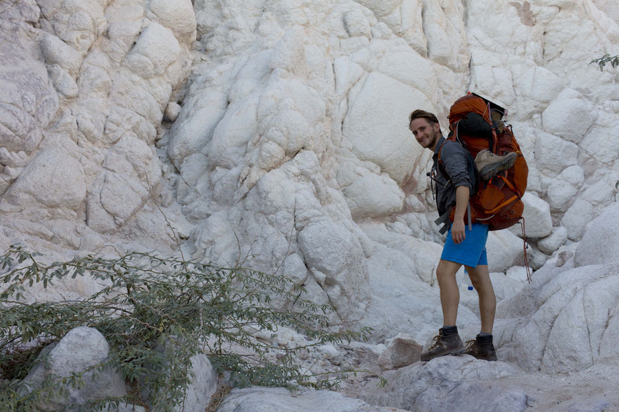 In the white gorge, Hormuz, Iran