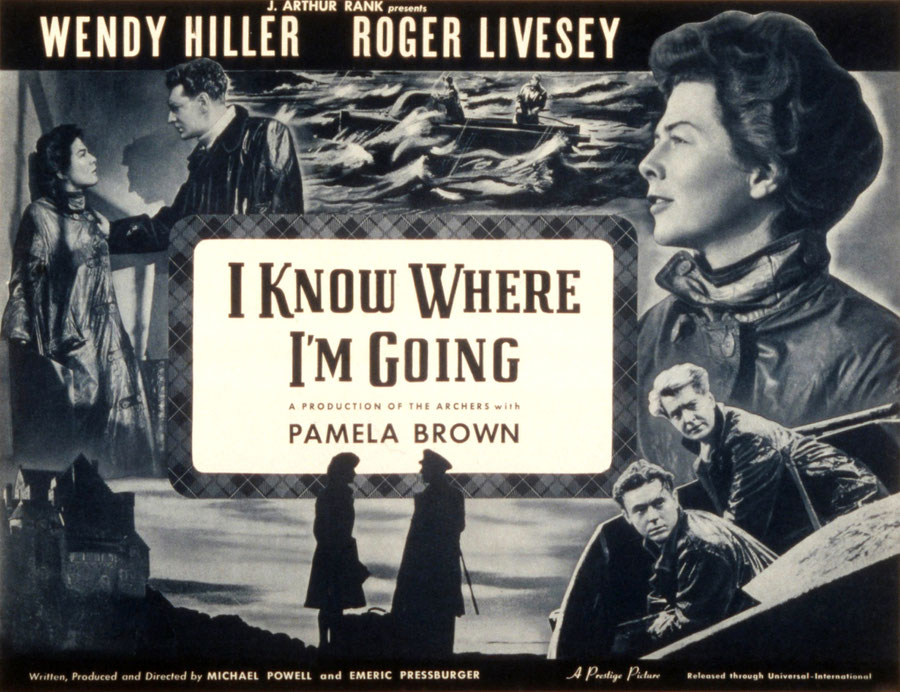 I know where I'm going, Filmposter