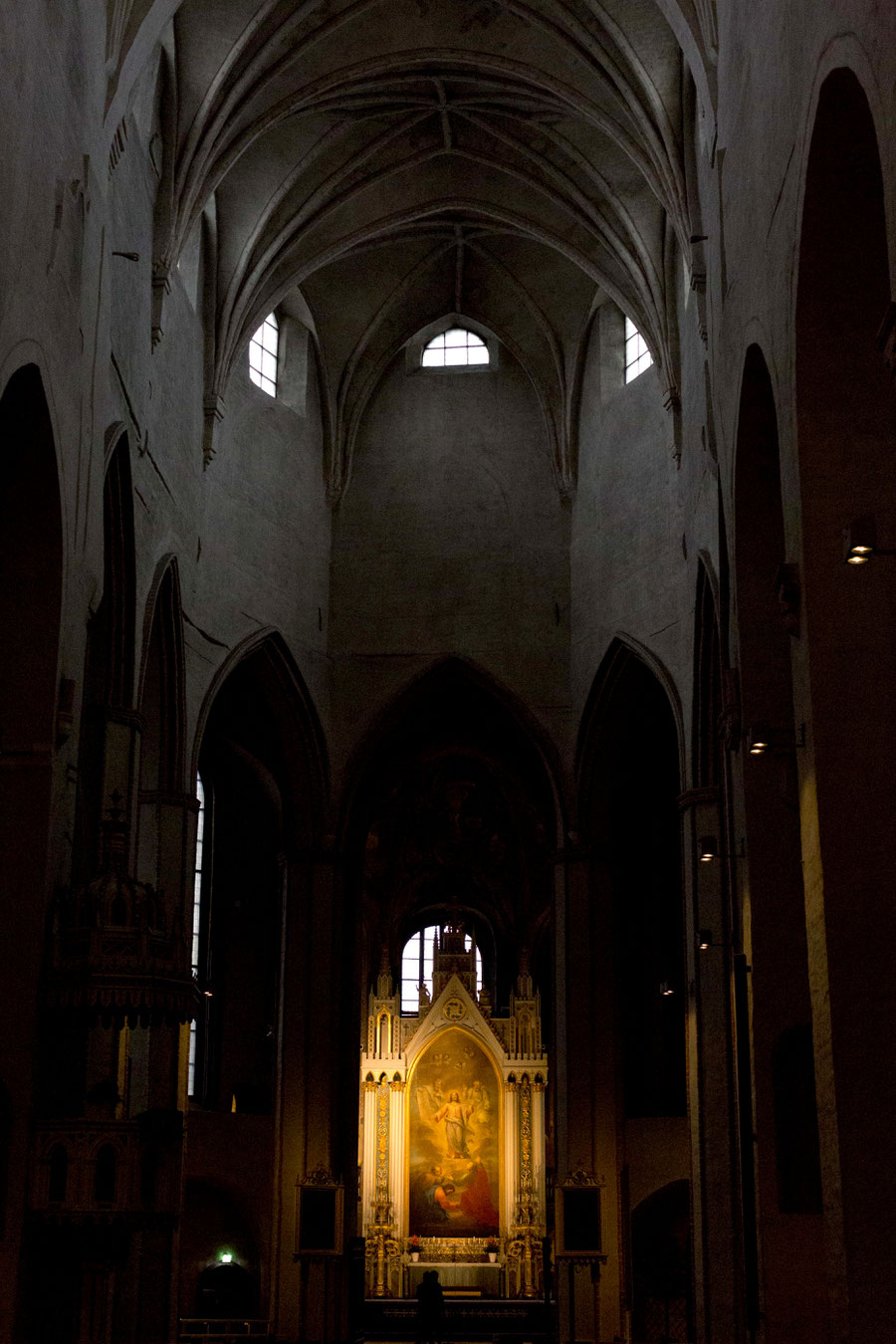 Inside of the Cathedral in Turku, Finland