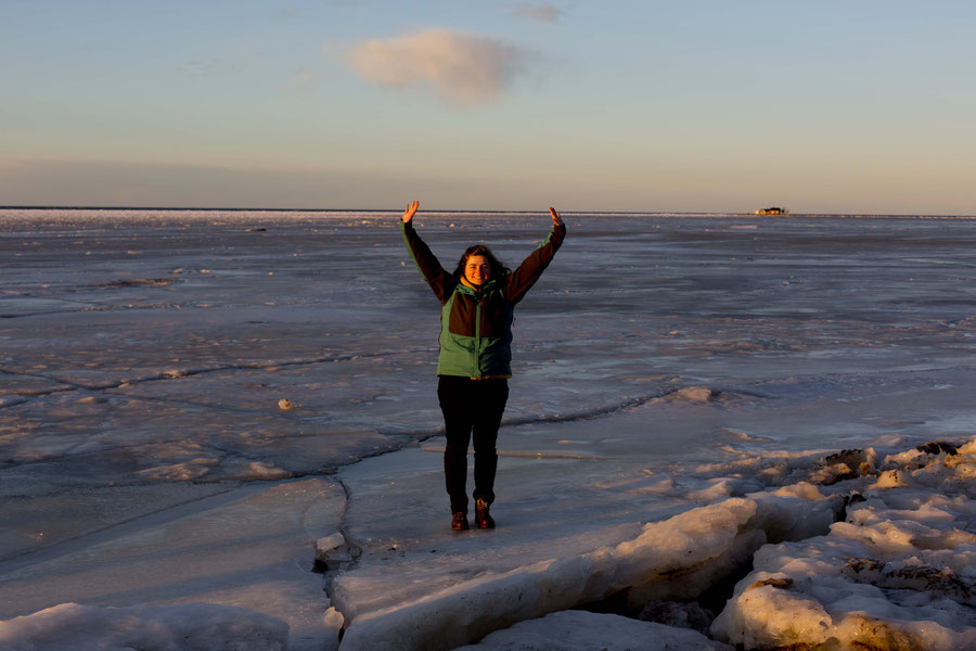 One of the biggest highlights so far for me, seeing the frozen Sea, Kalajoki, Finland