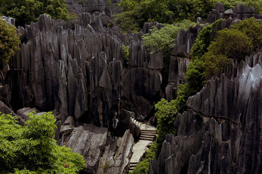 Stone forest close to Kunming, China