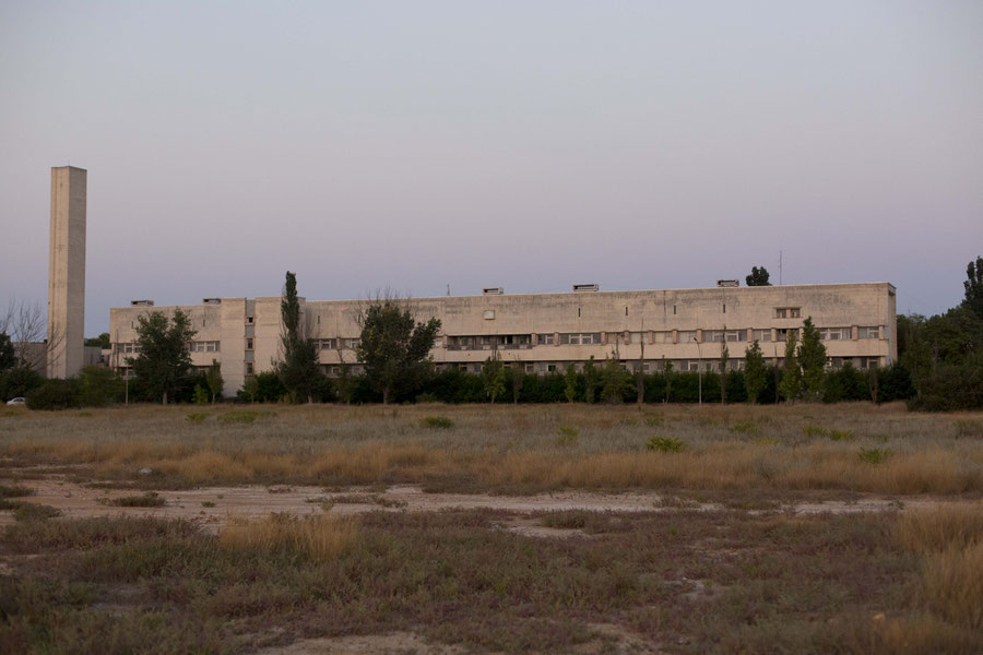 Old hospital and our current school building, Jevpatoria, Crimea