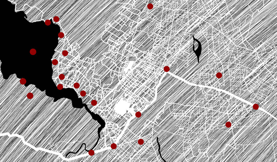 Pokhara city map, Nepal