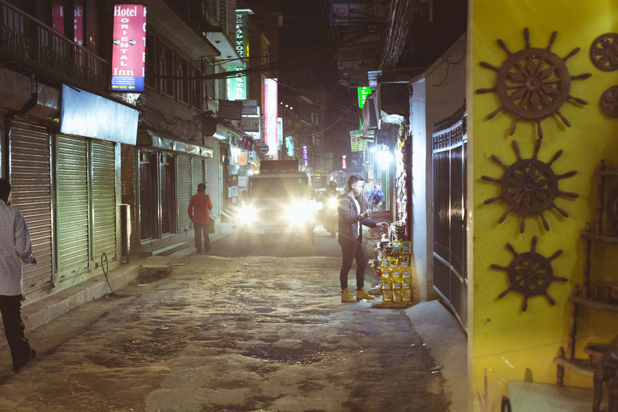 night life in Thamel, Kathmandu, Nepal