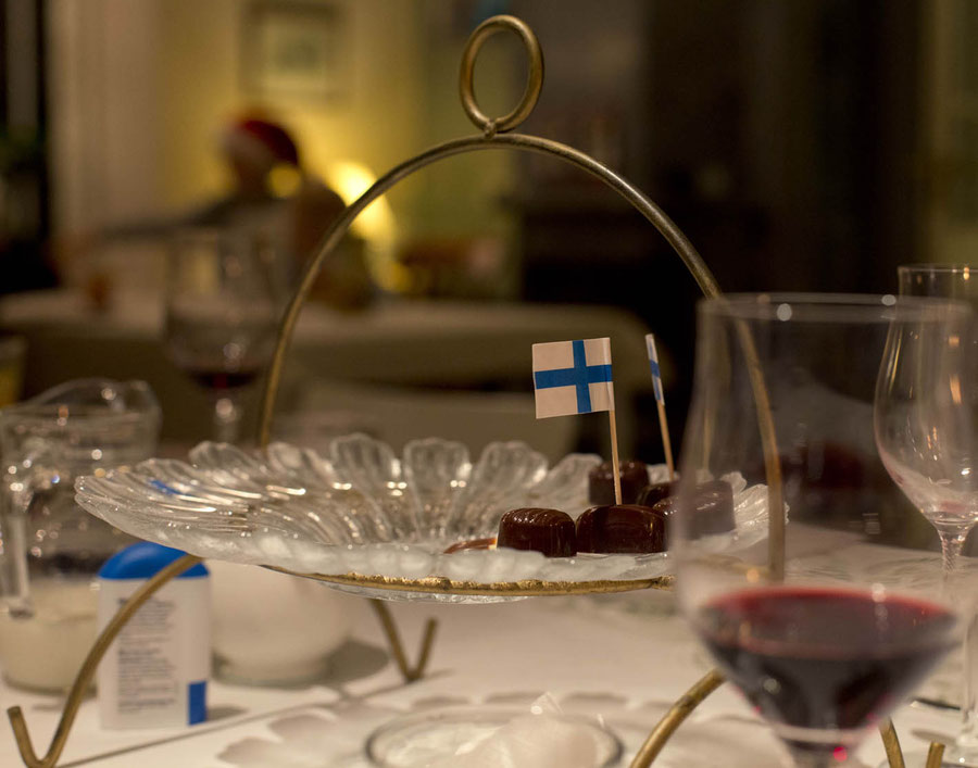 Dessert on the sixth of December in Finland