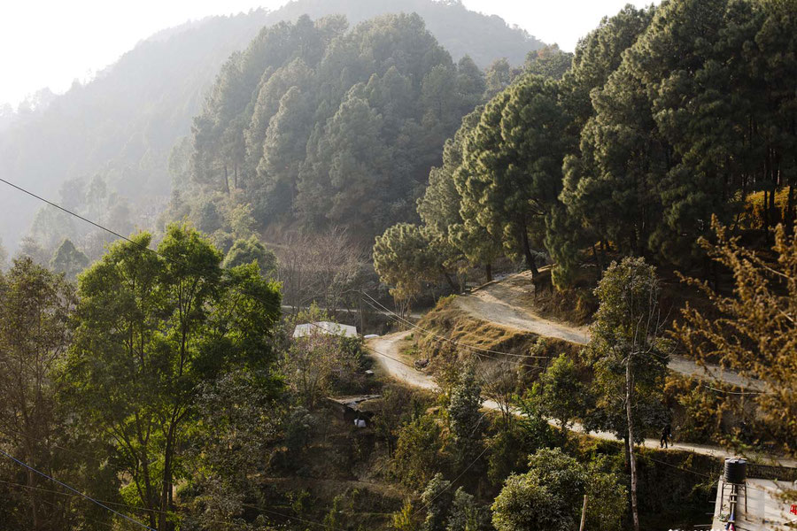 Between Bakthapur and Nagarkot, Nepal