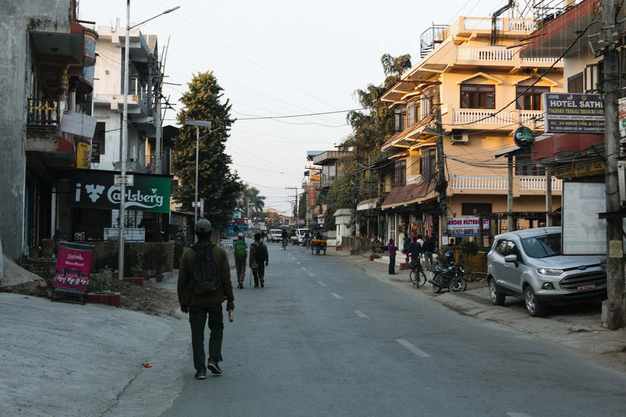 Main street, Sauraha, Chitwan National Parc, Nepal