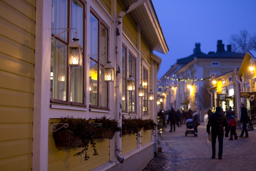 Christmasmarket in Porvoo, Finnland