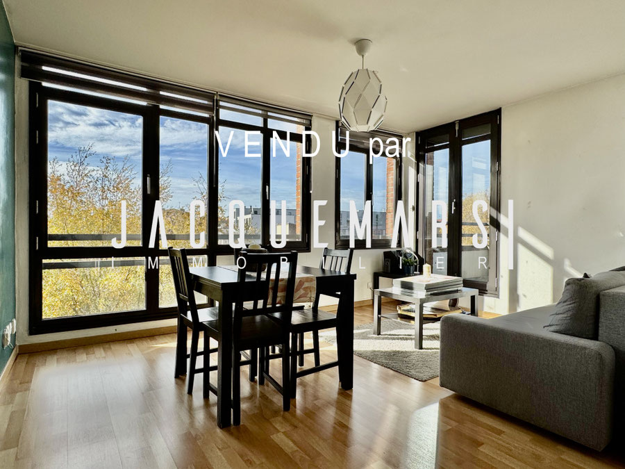 EXCLUSIVITE  Lille - rue de Douai à 300 m du Parc JB Lebas - T2 avec terrasse et garage 