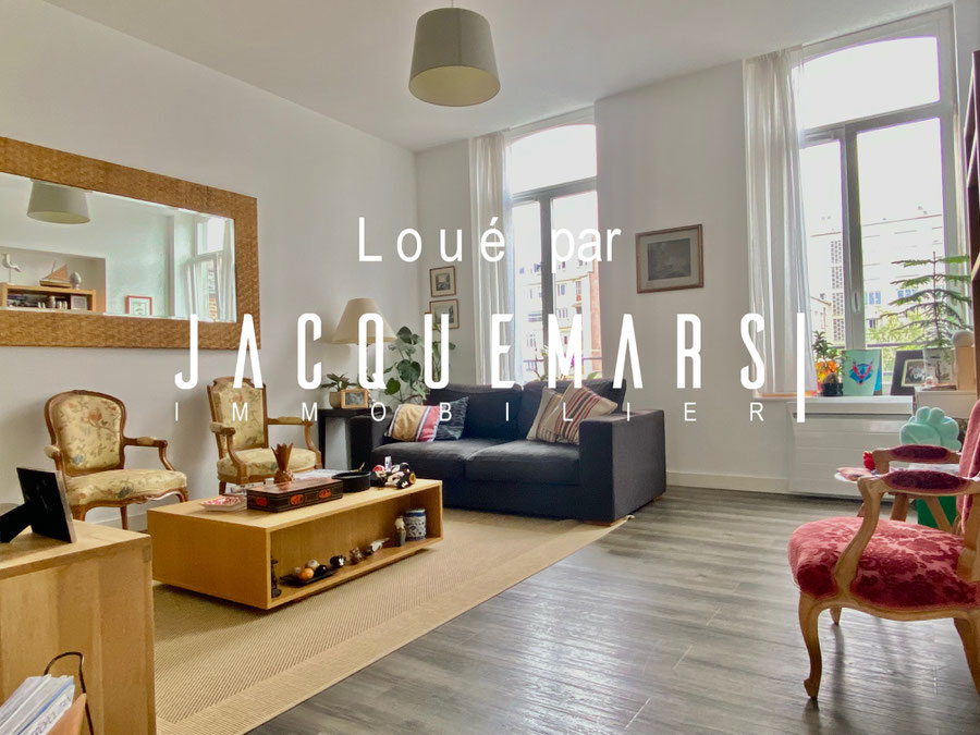 EXCLUSIVITE JACQUEMARS Immobilier Lille Hyper Centre Superbe T4 avec parking  