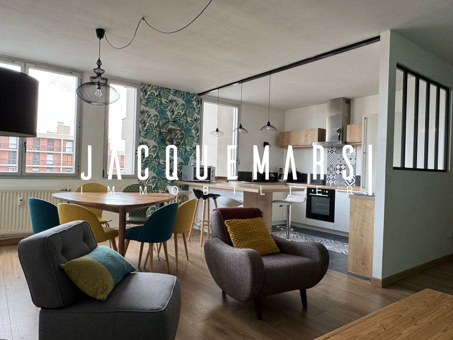 LOCATION Meublée - La nouvelle Madeleine - T3 de 85 m2 - 1240 € CC