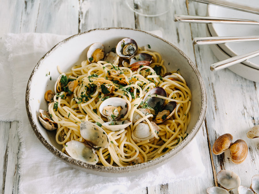 Spaghetti Vongole nach Mama Fanni