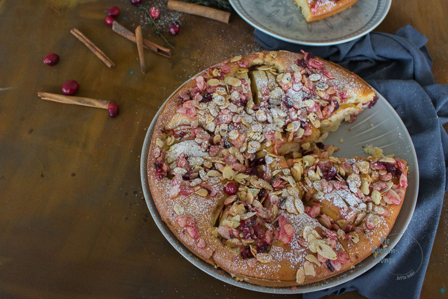 Foodfotografie, Rezept für einfachen Apfelkuchen