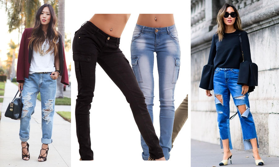 jeans ideal para silueta retangular